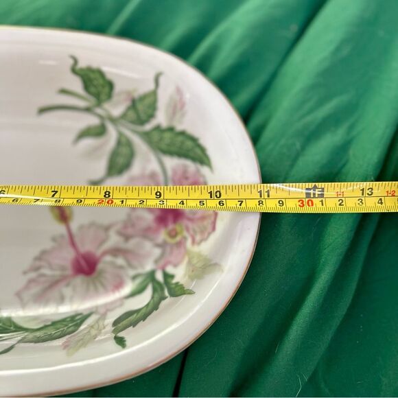 Rewcrest Oval Floral Vintage Collectible Kitchen Serving Oval Dish Plate Bowl - Picture 5 of 7